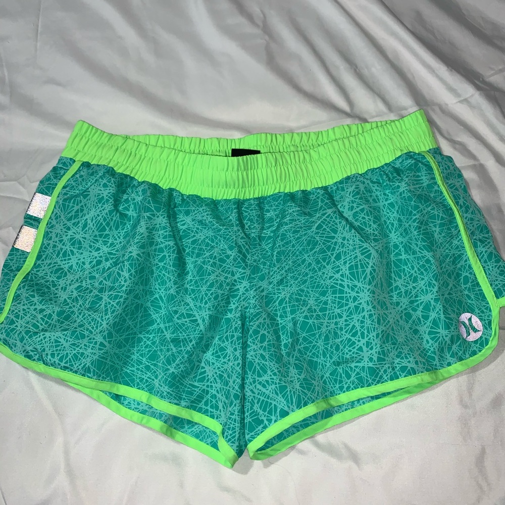 Cute Hurley athletic shorts with reflective detail
